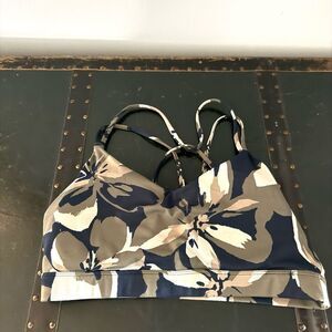 Old Navy Active womens atheltic sports bra L strappy tie dye
